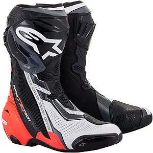 Мотоботы Alpinestars Supertech R V2 Vented Черный/Красный/Белый