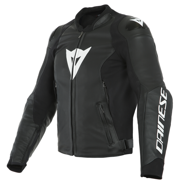 Куртка кожаная Dainese Sport Pro Perforated Black/white