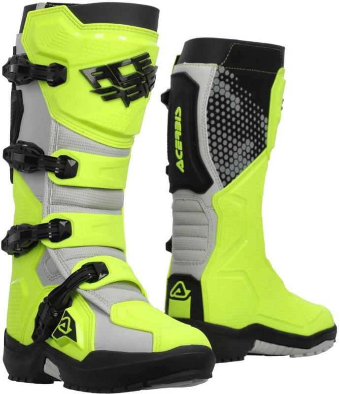 Мотоботы кроссовые Acerbis Artiglio Fluo Yellow/White