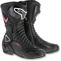 Мотоботы Alpinestars Stella SMX-6 V2, BLK FUCHIA WHT