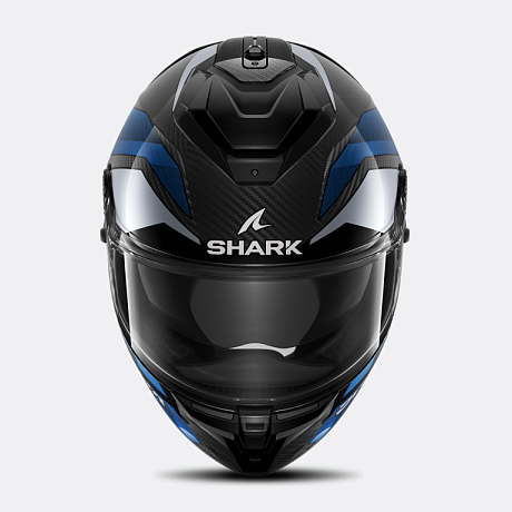 Мотошлем SHARK Spartan Gt Pro Ritmo Carbon Black/Blue/Chrome M