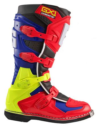 Мотоботы Gaerne GX1 Evo Red/Blue/Black/Yellow 41