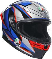 Мотошлем AGV K-6 S Slashcut Black/blue/red