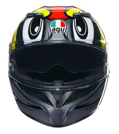 Шлем AGV K3 Birdy 2.0 Grey/Yellow/Red L