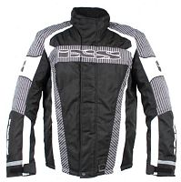 Куртка для езды на снегоходе IXS Nimbus Черно-белая