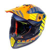 Шлем кроссовый MT MX802 Falcon Energy B3 matt yellow