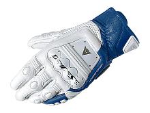Перчатки кожаные Dainese 4-Stroke 2 White/Light-Blue